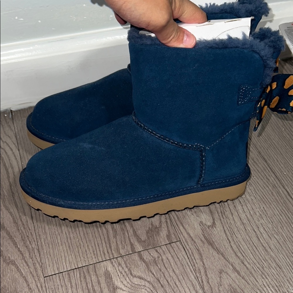 Blue Uggs Suede Boots - Picture 2 of 6